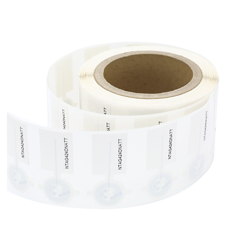 Custom NTAG424DNATT anti-counterfeiting and traceability label RFID tamper-evident label