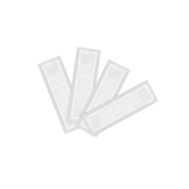 UHF RFID (19x74mm) & NFC Label Stickers and Hangtags for Apparel, Footwear, and Headwear