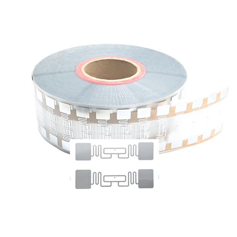 Customizable Size Passive UHF RFID Dry Inlay Roll with Customizable Chip