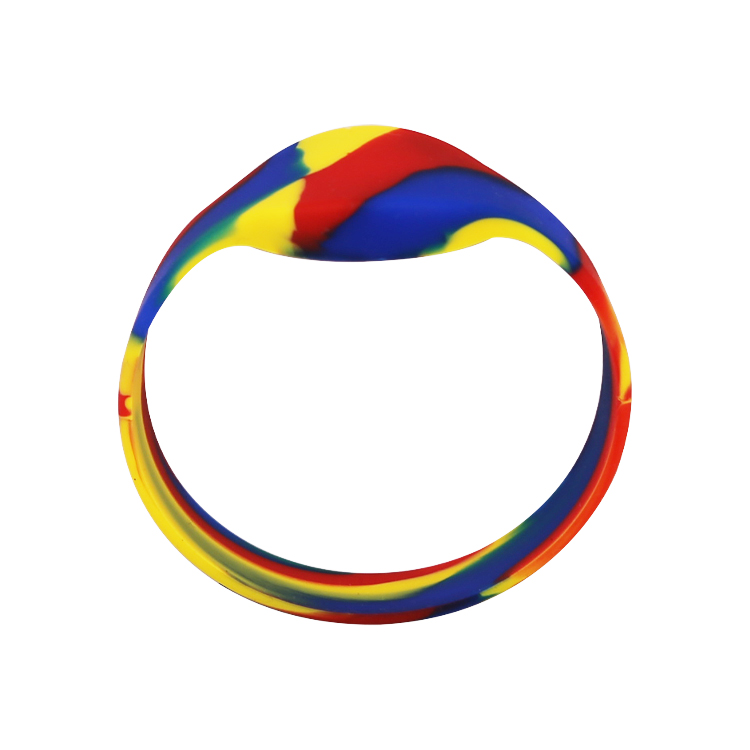 Custom Multicolor RFID NFC Silicone Wristband Manufacturer