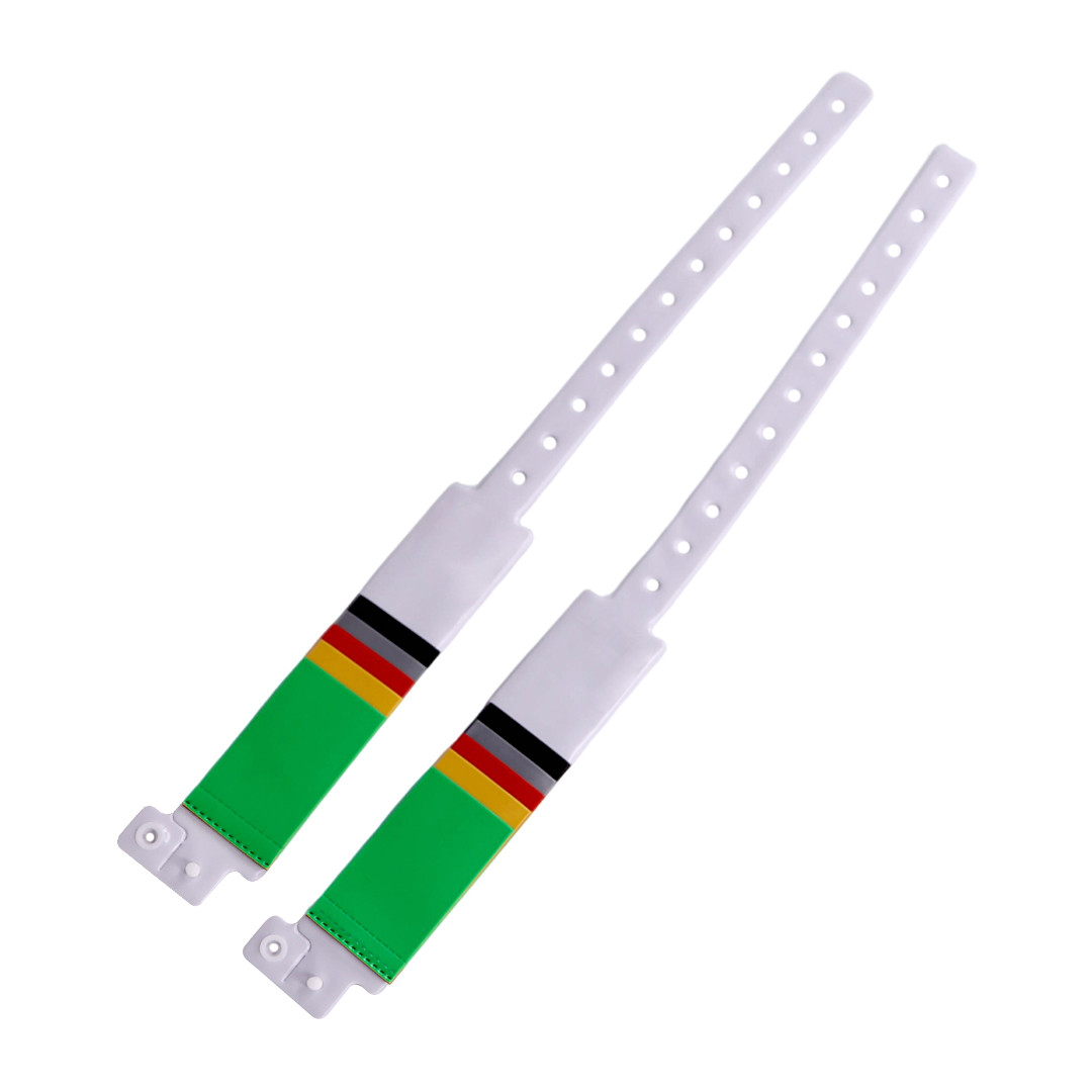 Custom RFID NFC Disposable PVC Patient Wristband for Hospital Identification